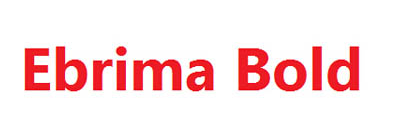 Ebrima Bold ttf体