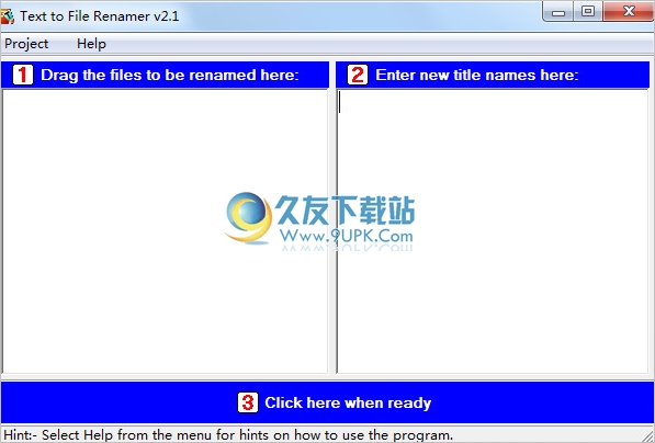 Text to File Renamer 英文免安装版[文件重命名软件]