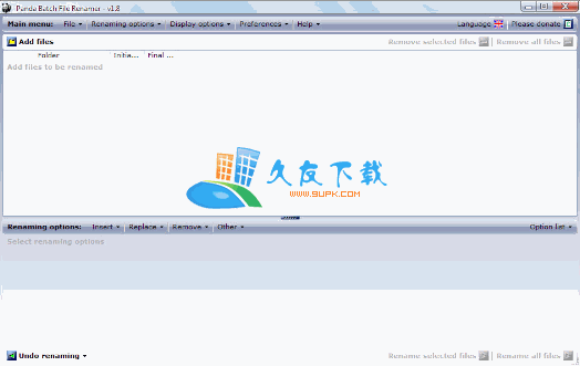 Panda Batch File Renamer 英文[熊猫批量文件重命名工具]