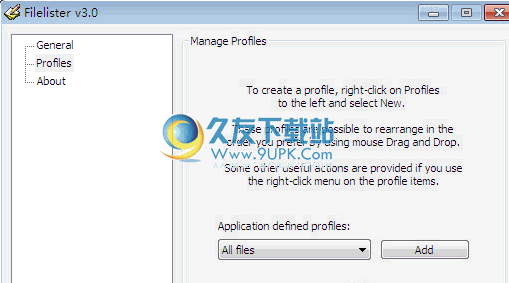Filelister下载英文版_批量生成文件名列表