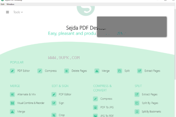 Sejda PDF Desktop