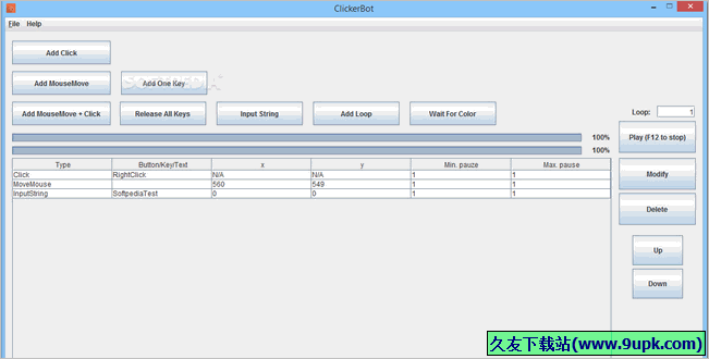 ClickerBot 免安装版[鼠标自动点击器]