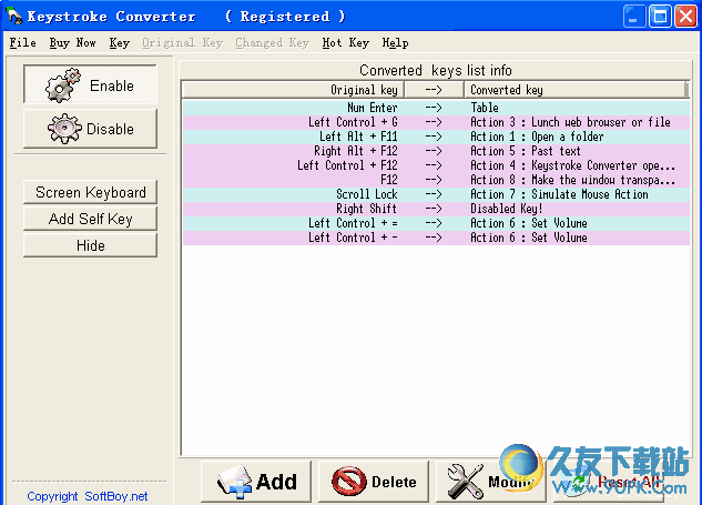 Keystroke Converter[键盘按键更换软件] 安装版