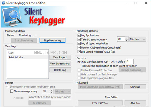 Silent Keylogger