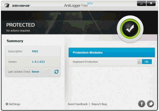 Zemana AntiLogger Free [按键加密器]