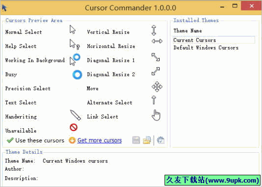 Cursor Commander [鼠标指针管理软件]
