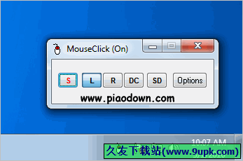 MouseClick 免安装单文件版[键盘代替鼠标按键工具]
