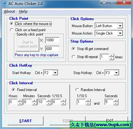 AC Auto Clicker 免安装版[鼠标自动点击器]