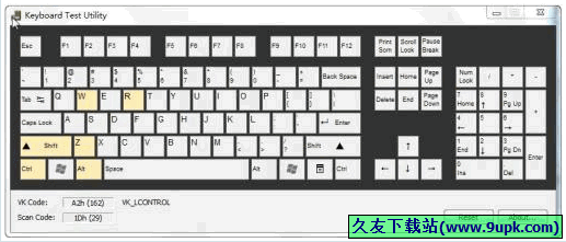 Keyboard Test Utility 免安装版[电脑键盘测试器]