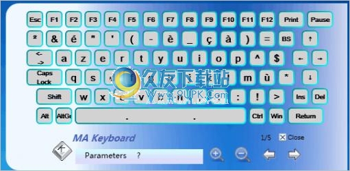 MA Keyboard 英文版[屏幕虚拟键盘软件]
