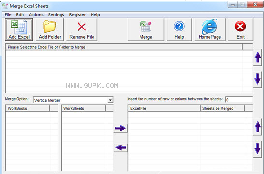 Merge Excel Sheets