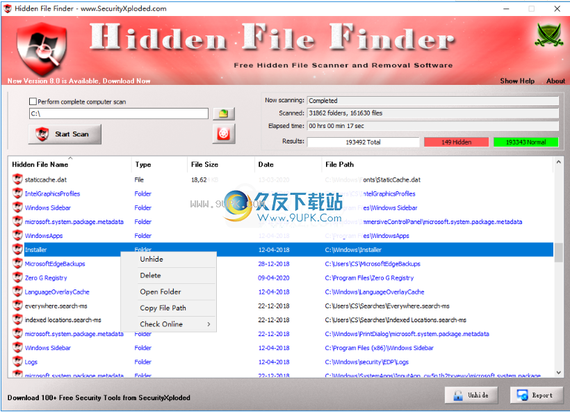 HiddenFileFinder