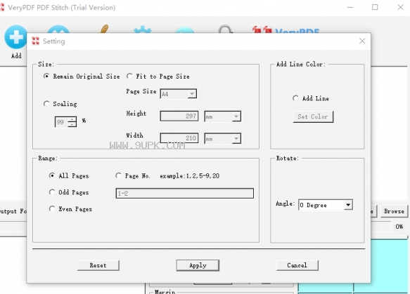 VeryPDF PDF Stitcher