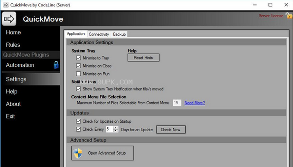CodeLine QuickMove Server
