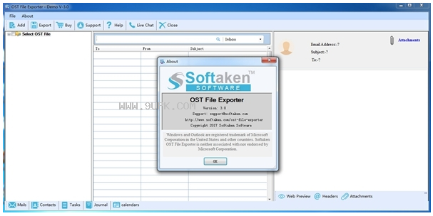 Softaken OST File Exporter