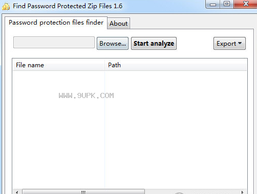 Find Password Protected ZIP Files