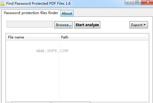 Find Password Protected PDF Files