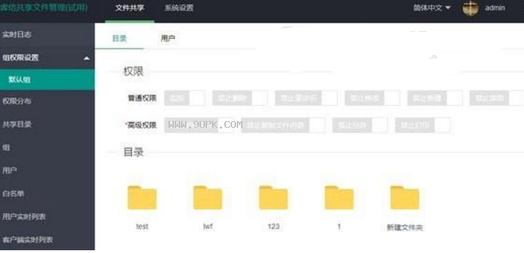 睿信共享文件管理系统