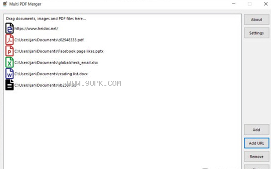 Multi PDF Merger