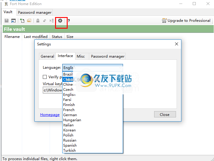 FortFileencryption