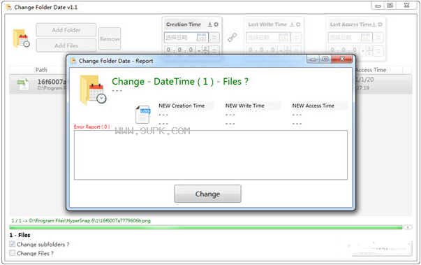 ChangeFolderDate