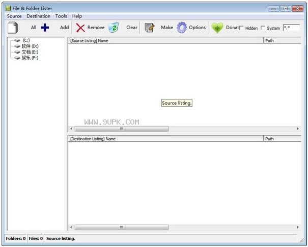 File Folder Lister