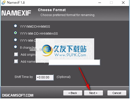 NameEXIF
