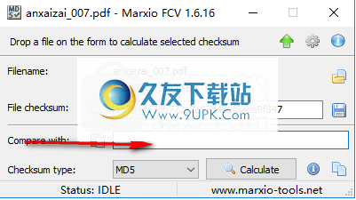 MarxioFileChecksumVerifier