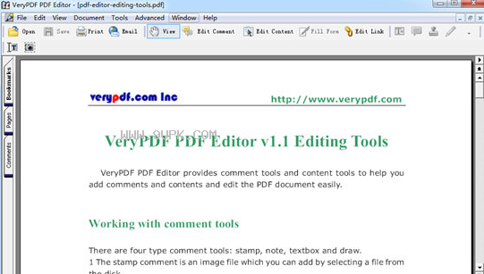 VeryPDF PDF Editor