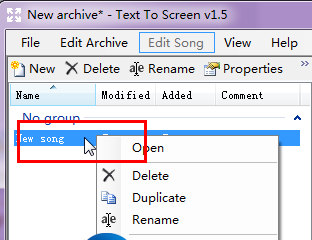 TextToScreen