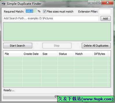 Simple Duplicate Finder 免安装版[重复文件查找器]截图1