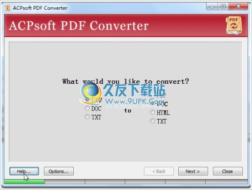 ACPsoft PDF Converter 英文版[PDF转Word程序]