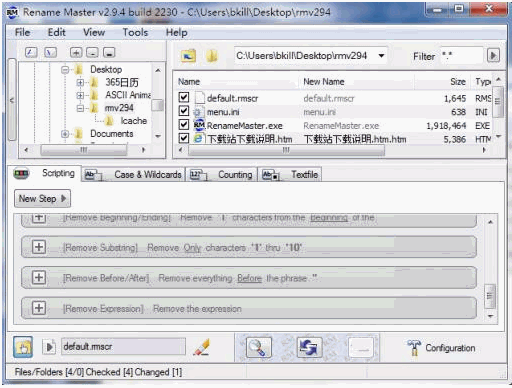 Rename Master 免安装[文件重命名程序]