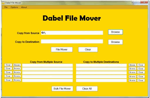 Dabel File Mover Beta 英文版[文件夹整理器]截图1