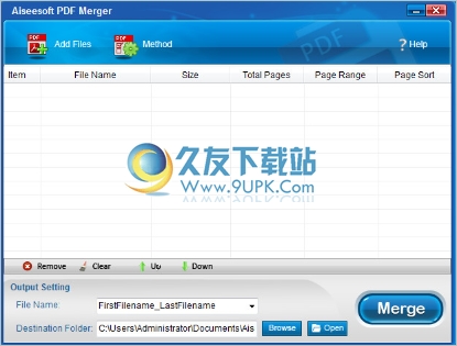 Aiseesoft PDF Merger 免安装版[PDF合并器]