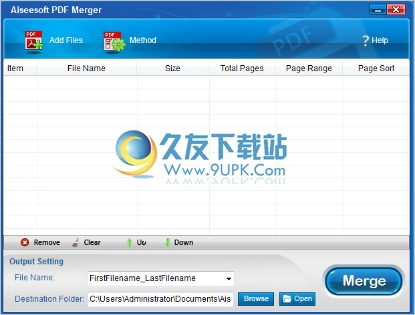 Aiseesoft PDF Merger 免安装版[PDF合并器]截图1
