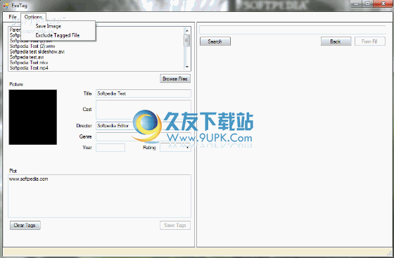 Evatag下载英文免安装版_建立tag文件程序截图1