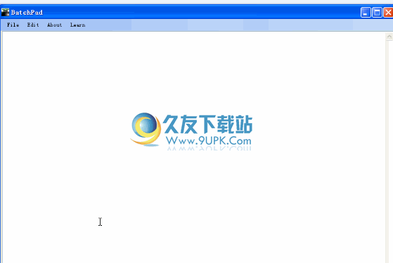 BatchPad下载中文免安装版_BAT文件打开编辑器截图1
