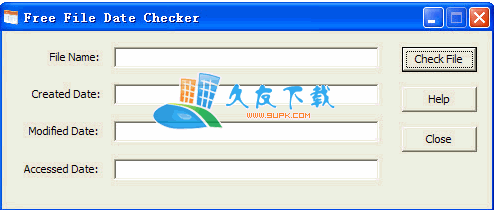 Free File Date Checker 英文版下载,文件创建时间验证工具
