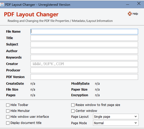 PDF Layout Changer