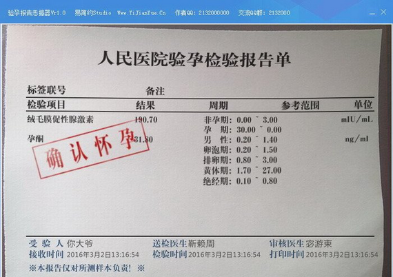 验孕报告恶搞器截图1