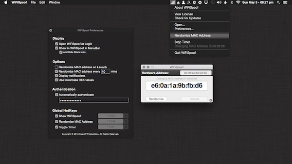 WiFiSpoof（for mac） V