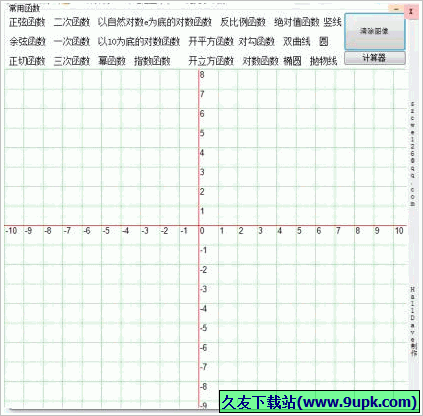 简易绘制函数与方程工具 免安装版截图1