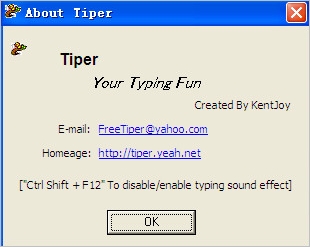 Tiper 免安装版[改变你的键盘种输入声音]