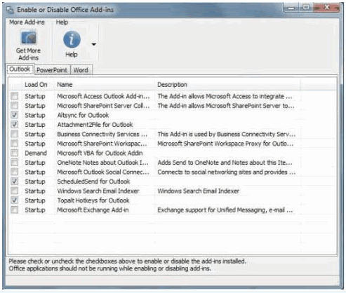 EnableDisable for Office 英文免安装版[Office加载项管理器]截图1