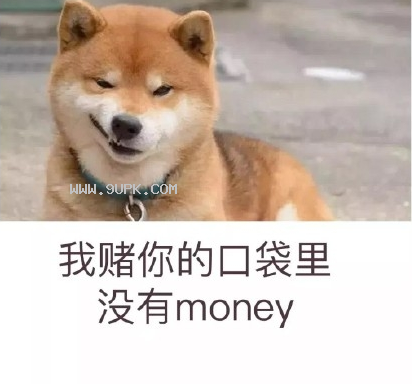 我赌你的口袋里没有钱qq表情包