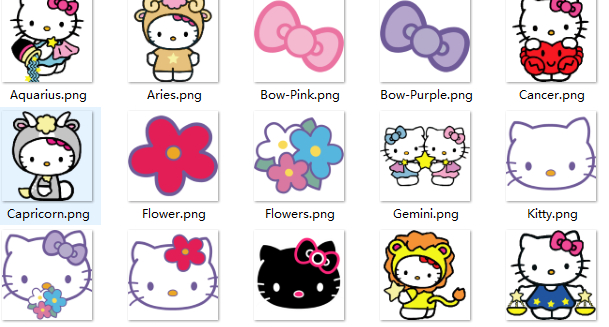 可爱Kitty猫桌面图标