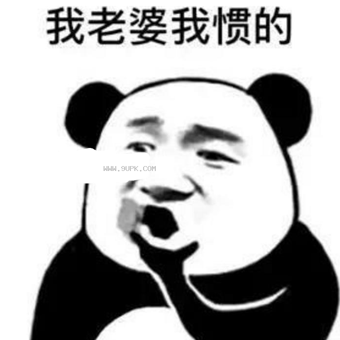 我就是喜欢我老婆熊猫头qq表情包