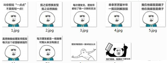 每次理完发后的我qq表情包