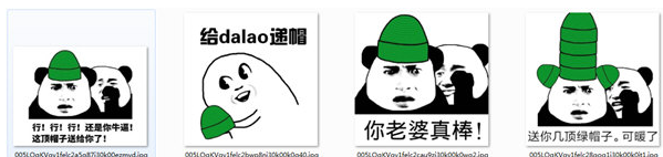 绿帽子表情包+